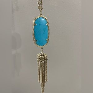 Kendra Scott Rayne necklace turquoise stone